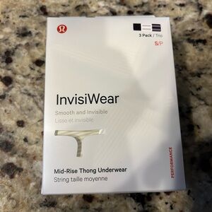 lululemon athletica InvisiWear Thong Underwear - 3 Pack White